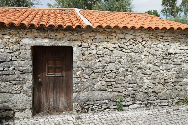 Une Belle Vue Sur Chaussée Pierre Les Murs Entourant Les — Photo