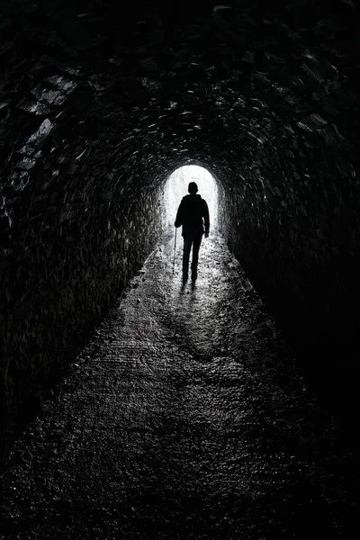 Swansea Vereinigtes Königreich Dezember 2019 Spaziergang Durch Den Tunnel Unter — Stockfoto