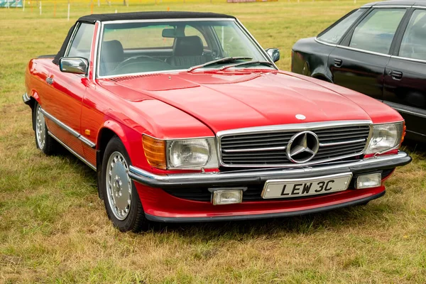 Ipswich Reino Unido Ago 2021 Clássico Carro Conversível Mercedes Dois — Fotografia de Stock