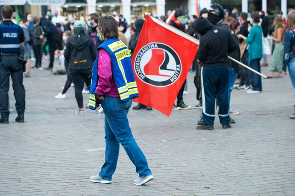 Trier Allemagne Juin 2020 Manifestation Contre Racisme Trèves Allemagne Palatinat — Photo