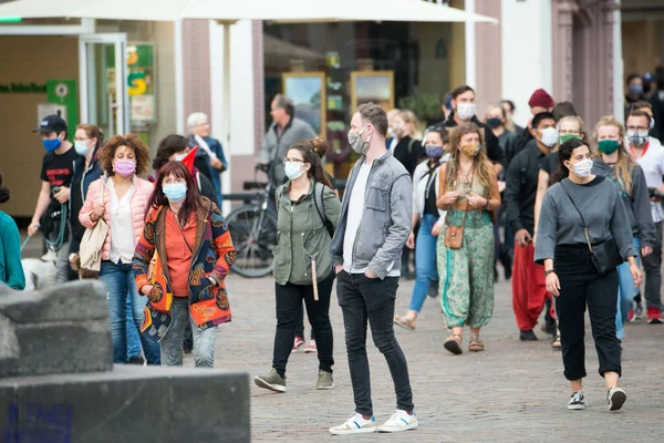 Trier Alemanha Junho 2020 Protesto Contra Racismo Trier Alemanha Palatinado — Fotografia de Stock