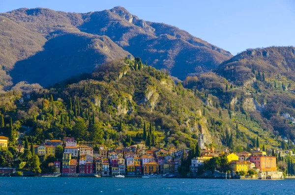 Mountain Village Varenna Lago Alpino Como Lombardia Itália — Fotografia de Stock