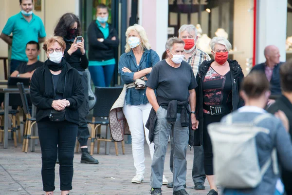 Trier Germany Haziran 2020 Trier Almanya Irkçılığa Karşı Protesto Gergedan — Stok fotoğraf