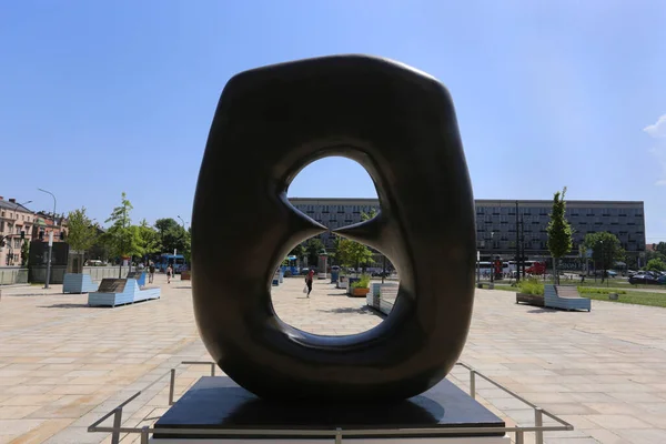 Cracow Poland Jun 2019 Cracow Malopolska Poland 2019 Henry Moore — 스톡 사진