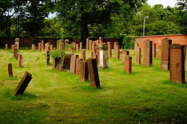 Frankfurt Germany Jul 2021 Old Jewish Cemetery Frankfurt Heddernheim Last — Stock Photo, Image