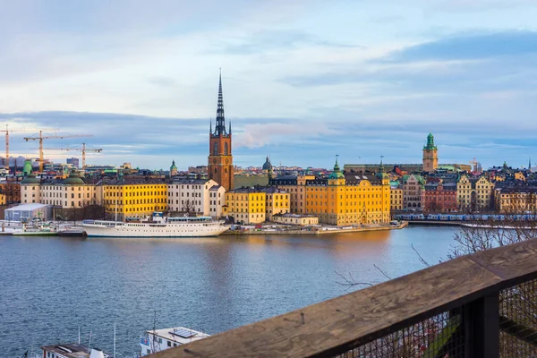 View Architecture Stockholm Afar — Stock Photo, Image