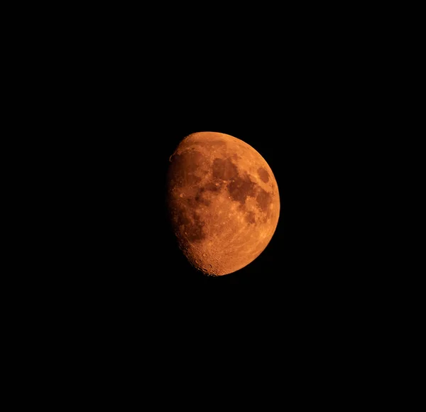 Nice Moon View Dark Sky — Stock Photo, Image