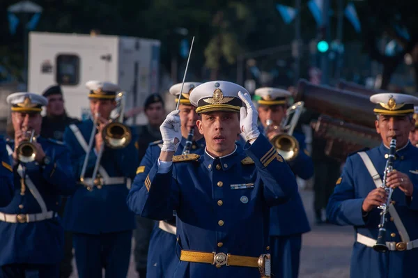 Rosario Argentinien Juni 2018 Die Argentinische Luftwaffe Spielt Während Der — Stockfoto