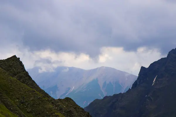 Uma Bela Paisagem Caucasiana Vista Uma Cordilheira Javakheti Geórgia — Fotografia de Stock