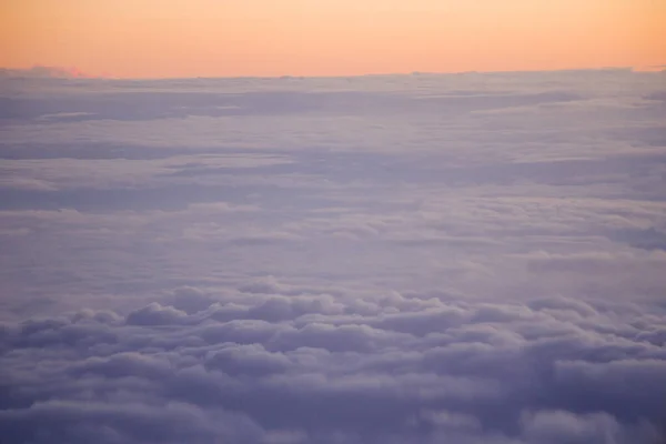 Ένα Όμορφο Πλάνο Του Bove Σύννεφα Κατά Διάρκεια Του Πολύχρωμου — Φωτογραφία Αρχείου
