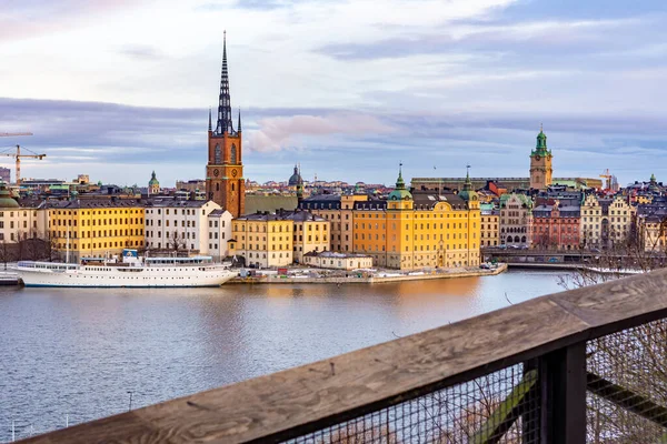 View Architecture Stockholm Afar — Stock Photo, Image