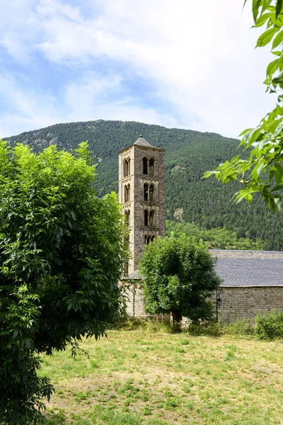 Ένα Κάθετο Πλάνο Μιας Εκκλησίας Του Sant Climent Taull Κάτω — Φωτογραφία Αρχείου