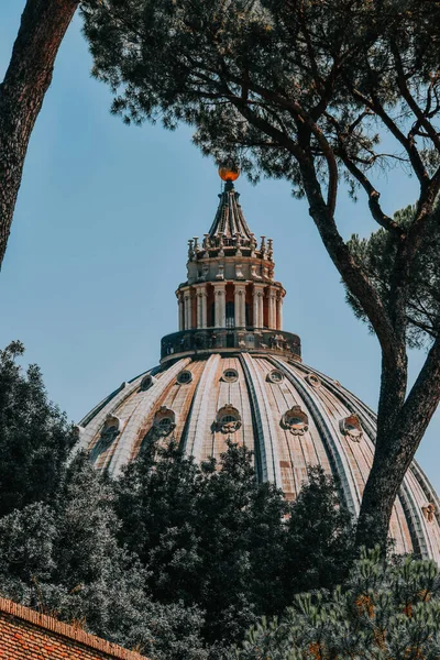 Vertical Shot Basilica San Pietro Exterior Vatican City — Stock Photo, Image