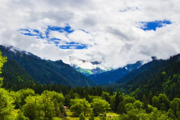 Krásná Kavkazská Krajina Pohled Pohoří Javakheti Georgia — Stock fotografie