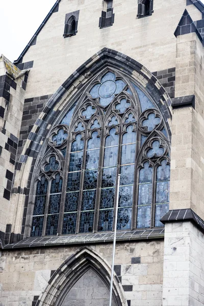 Ein Schönes Architektonisches Detail Eines Kirchenfensters Köln Deutschland — Stockfoto