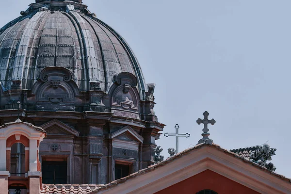 Cupola Una Cattedrale Cattolica Roma — Foto Stock