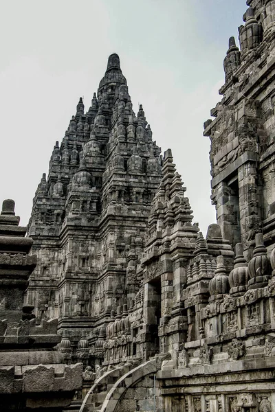 Prambanan Tempel Nabij Yogyakarta Provincie Java Eiland Indonesië — Stockfoto