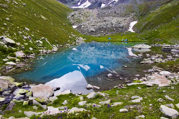 Uma Bela Paisagem Caucasiana Javakheti Geórgia — Fotografia de Stock