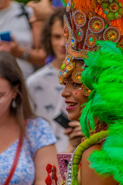 Brno República Checa Julio 2021 Brasil Fest Brno Calle Danza —  Fotos de Stock