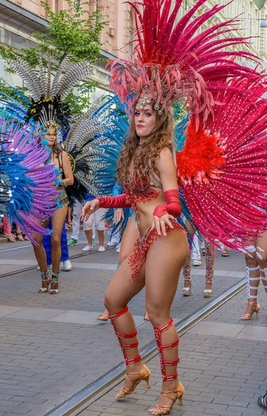 Brno Repubblica Ceca Lug 2021 Brasil Fest Brno Strada Danza — Foto Stock