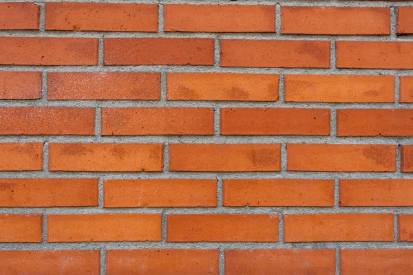 Una Pared Ladrillo Naranja Brillante —  Fotos de Stock