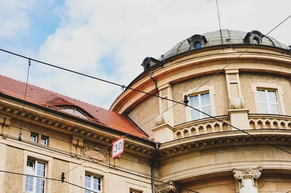 Poznan Lengyelország Ápr 2018 Closeup University Medicine Science Building — Stock Fotó
