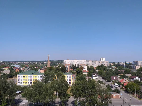 Ein Schöner Blick Auf Die Stadt Mit Verschiedenen Gebäuden Und — Stockfoto