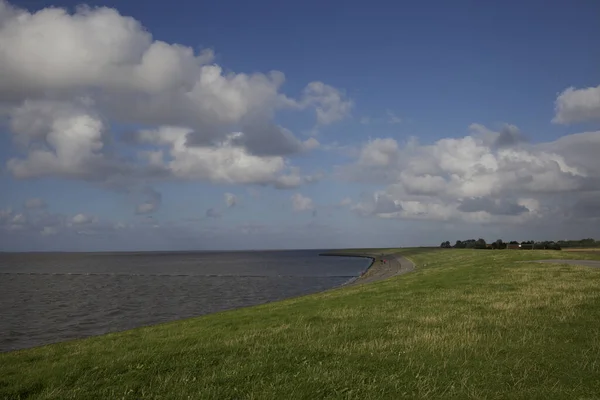 Neuharlingersiel Niemcy Sierpnia 2021 Nad Morzem Morze Północne Ostfriesland Latem — Zdjęcie stockowe