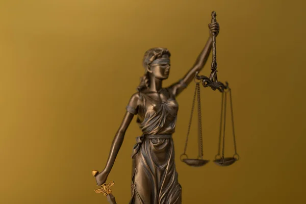 Adalet Heykeli Sembolü Yasal Hukuk Kavramı — Stok fotoğraf
