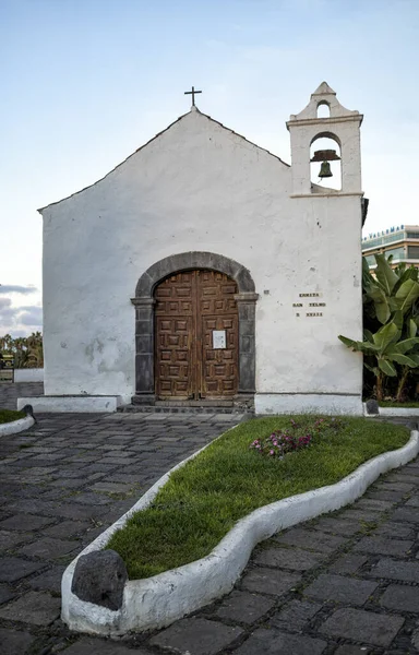 Disparo Vertical Ermita San Telmo Puerto España — Foto de Stock