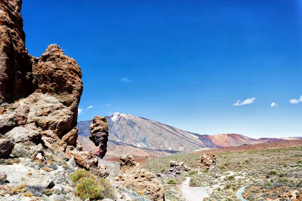 Parco Nazionale Del Teide Durante Una Giornata Sole Paradores Spagna — Foto Stock