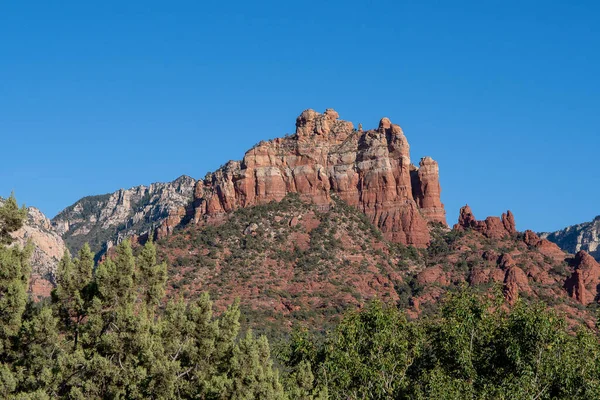 Uma Bela Foto Tribunal Butte Sedona Eua — Fotografia de Stock