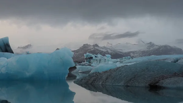 Fantastisk Utsikt Över Jokulsarlonglaciärlagunen Island — Stockfoto