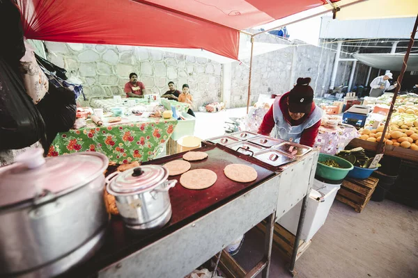 Zacatecas Mexico 2018年4月1日 メキシコの代表的なフードマーケットを舞台にしたメキシコ文化 — ストック写真