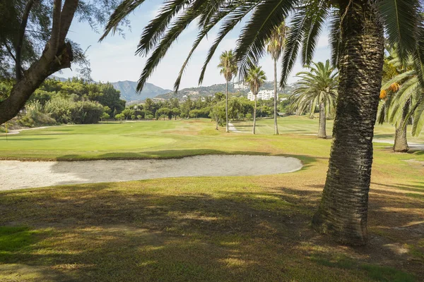 Marbella Spagna Settembre 2019 Veduta Del Rio Real Campo Golf — Foto Stock