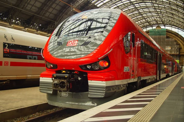 Frankfurt Alemanha Agosto 2021 Trem Regional Estação Principal Frankfurt Classe — Fotografia de Stock