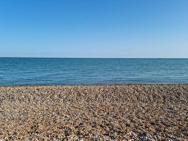 Beau Cliché Une Plage Sable — Photo