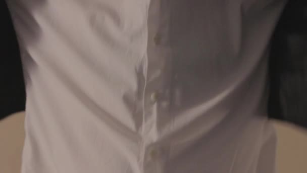 Närbild Bilder Tjurfäktning Kostym Detalj — Stockvideo