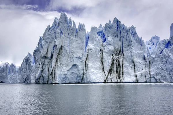 Primo Piano Del Ghiacciaio Perito Moreno Argentina — Foto Stock