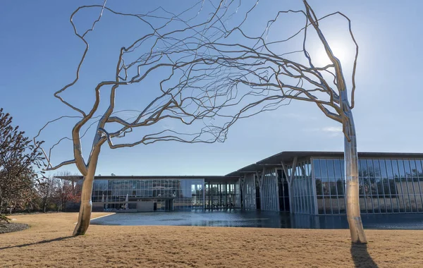 Fort Worth United States Dec 2018 Roxy Paine Träd Fort — Stockfoto