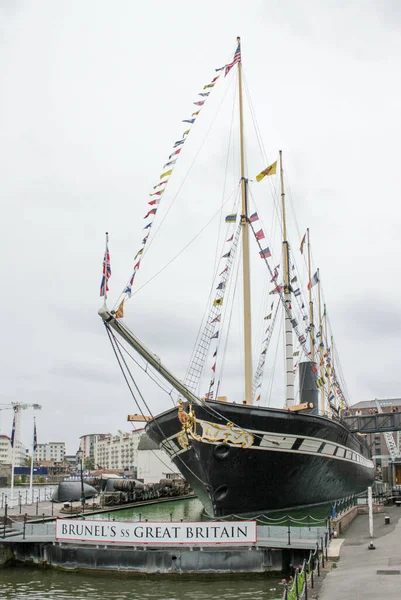 Bristol Verenigd Koninkrijk Aug 2012 Het Museumschip Van Brunel Groot — Stockfoto