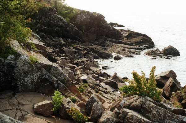 Beautiful View Rocky Seashore — Stock Photo, Image