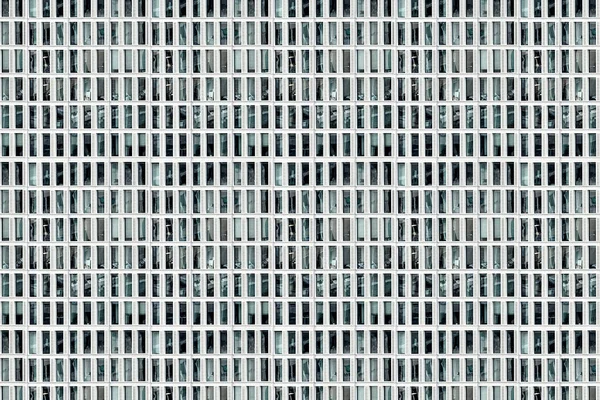 Facade Skyscraper Elongated Rectangular Windows Concept Monotony — Stock Photo, Image