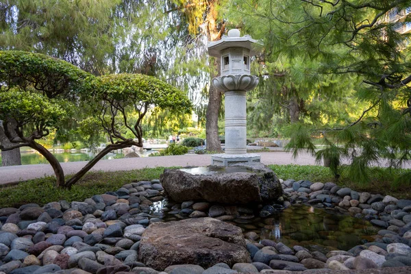 Beau Cliché Jardin Amitié Japonais — Photo