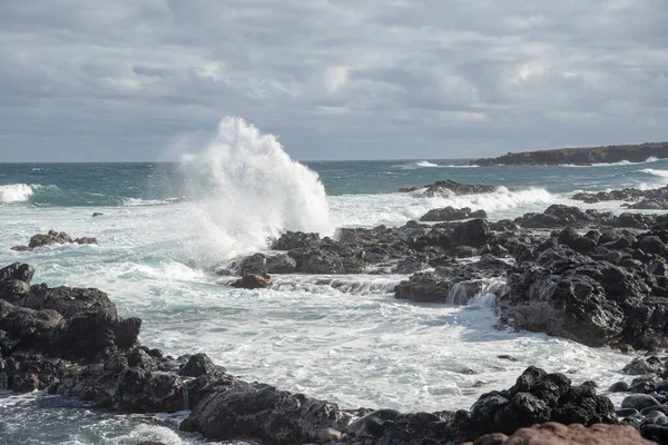 Hawaii Maui Deki Waianapanapa Eyalet Parkından Güzel Bir Fotoğraf — Stok fotoğraf