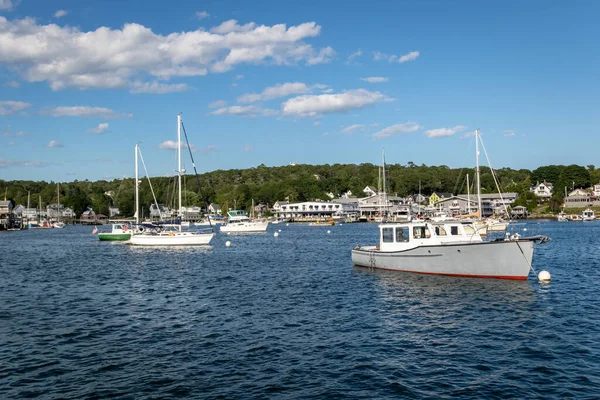 Die Schiffe Boothbay Harbor Maine Usa — Stockfoto