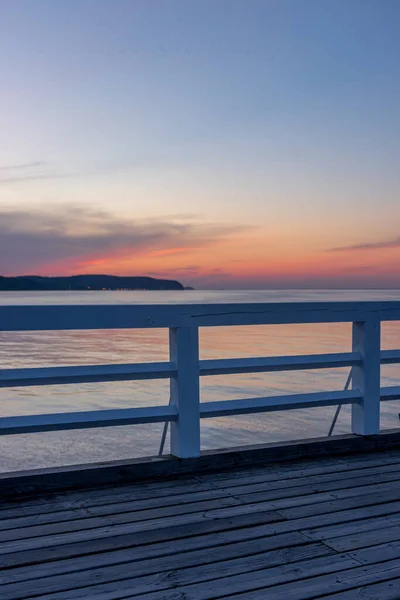 Sopo Polen Juni 2021 Sopot Vid Solnedgången Polen — Stockfoto