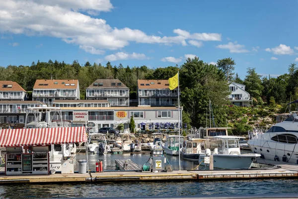 Boothbay Harbor Stati Uniti Lug 2021 Veduta Diurna Del Porto — Foto Stock