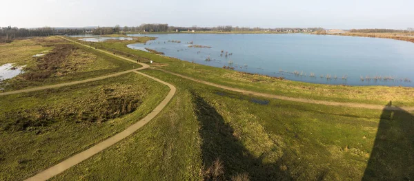 Kessenich Belgia Stycznia 2018 Rivierpark Maasvallei River Park Maasvallei Park — Zdjęcie stockowe