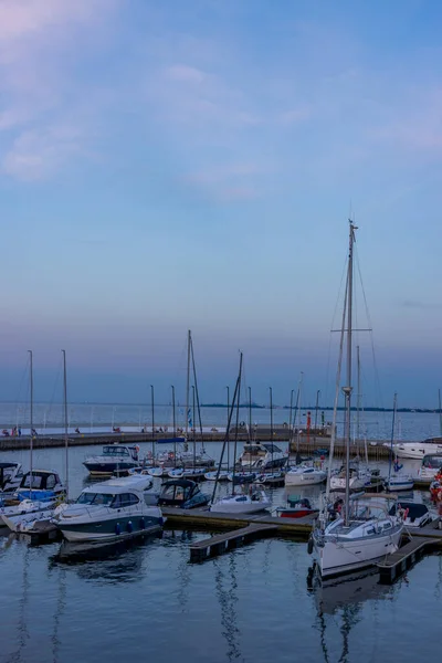 Sopot Poland Jun 2021 Захід Сонця Пляжі Сопоті Польща — стокове фото